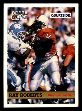 1992 Courtside Draft Pix #120 Ray Roberts Football Card